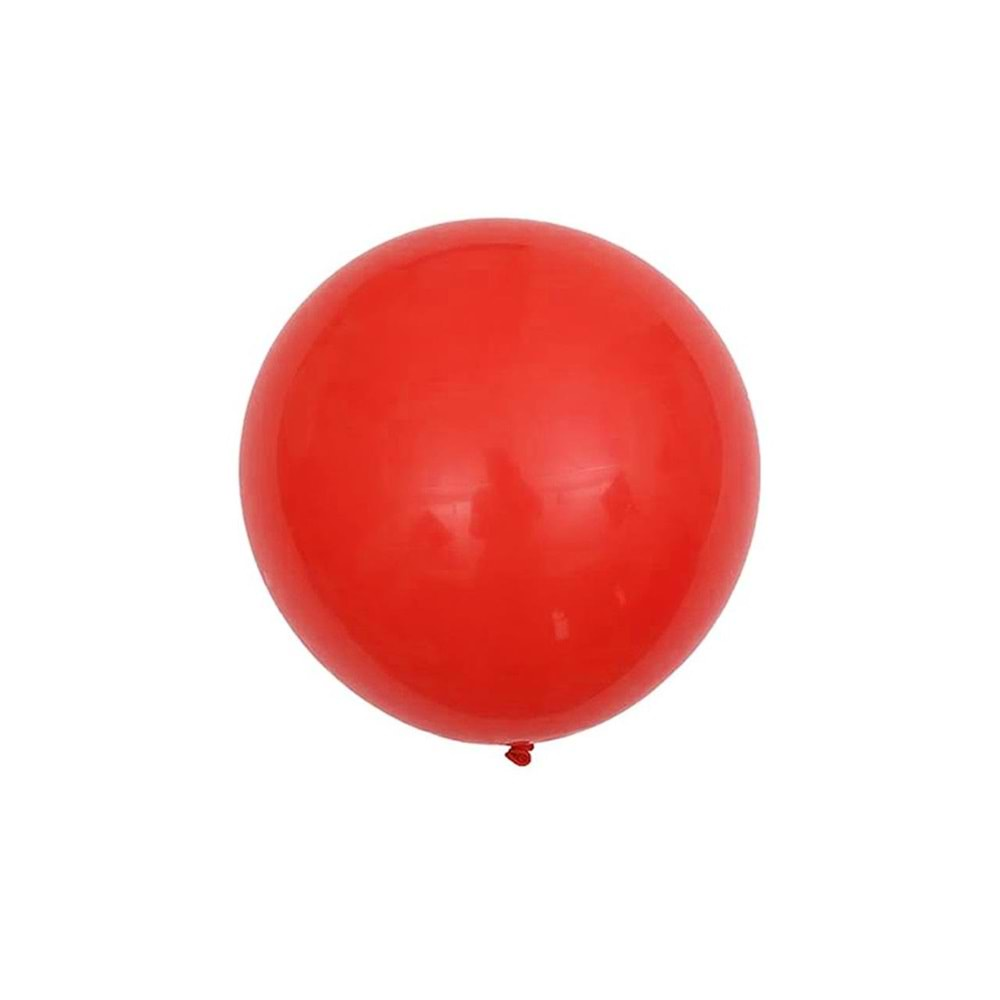 18 inç Kırmızı Renk 45 Cm Jumbo Balon