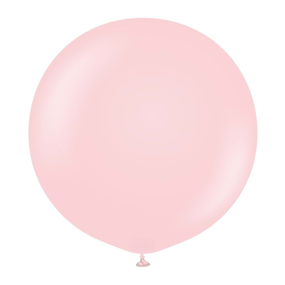 18 inç Makaron Pembe Renk 45 Cm Jumbo Balon