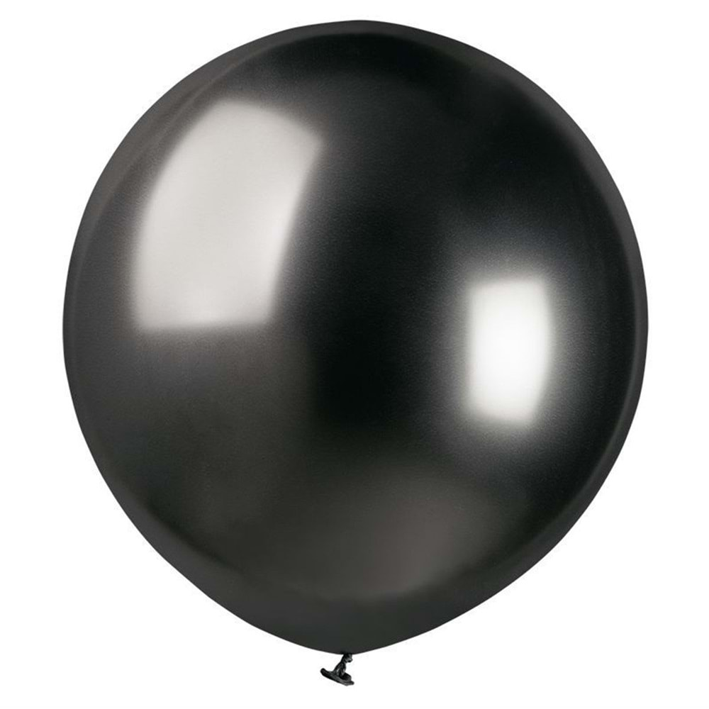 18 inç Siyah Renk 45 Cm Jumbo Balon