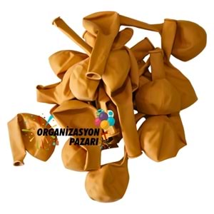 12 inç Şeftali renk 10 lu Pastel Dekorasyon Balonu