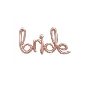 Bride İmza Folyo Balon Rose Gold