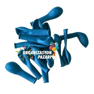 5 inç Turkuaz Renk Küçük Boy 25 li Dekorasyon Balonu