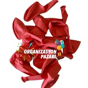 12 inç Mercan renk 10 lu Pastel Dekorasyon Balonu