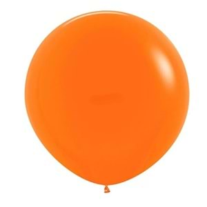 18 inç Turuncu Renk 45 Cm Jumbo Balon