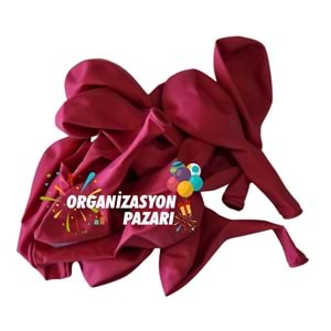 12 inç Fuşya renk 100 lü Pastel Dekorasyon Balonu