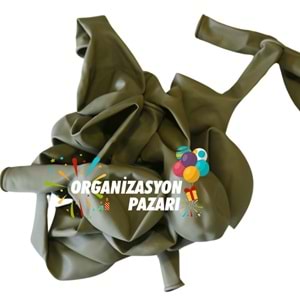 12 inç Taş rengi 25 li Retro Dekorasyon Balonu