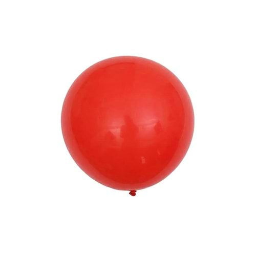 18 inç Kırmızı Renk 45 Cm Jumbo Balon