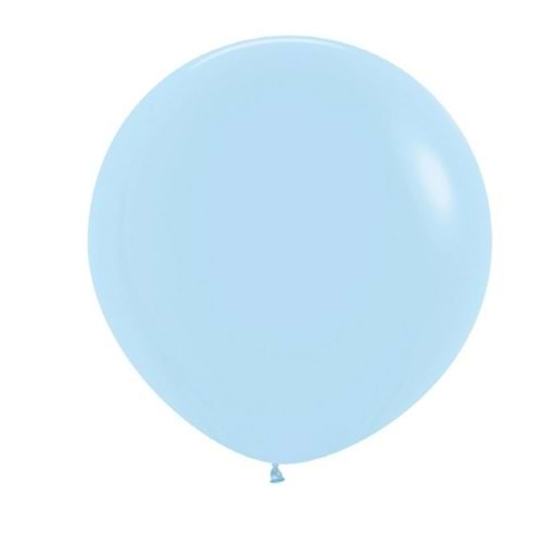 18 inç Makaron Mavi Renk 45 Cm Jumbo Balon