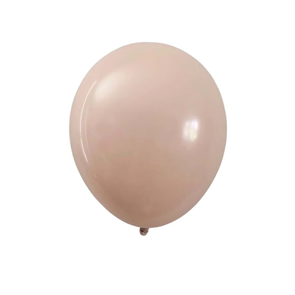 5 inç Pink Blush Renk Küçük Boy 50 li Dekorasyon Balonu