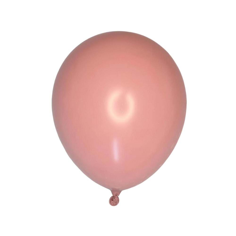 5 inç RoseWood Renk Küçük Boy 50 li Dekorasyon Balonu